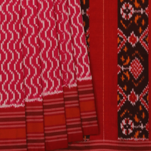 Pochampally Ikat Pink Saree