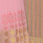 Georgette Pink Saree