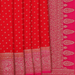 Banarasi Crepe Red Colour Saree