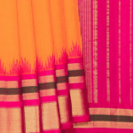 Gadwal Cotton Silk Mustard Saree